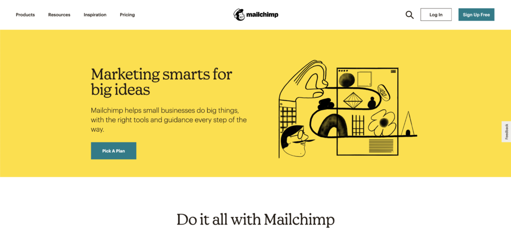 email marketing with Mailchimp